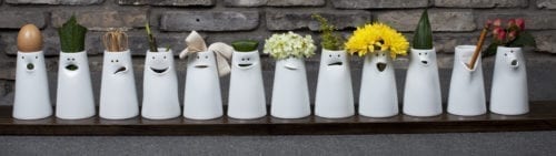 The 12 Vases of Faces
