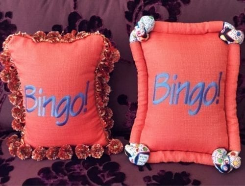 Bingo! pillow